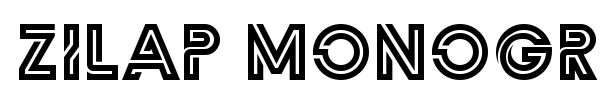 Zilap Monograma font preview